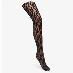 Fendi black Nylon stockings